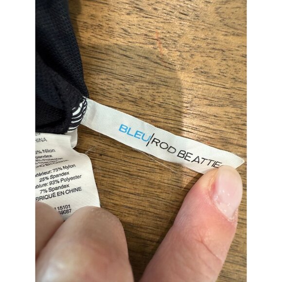 Women's Bleu Rod Beattie Ring Me Up Cross-Back One Piece Swimsuit, size 12 - Picture 5 of 14